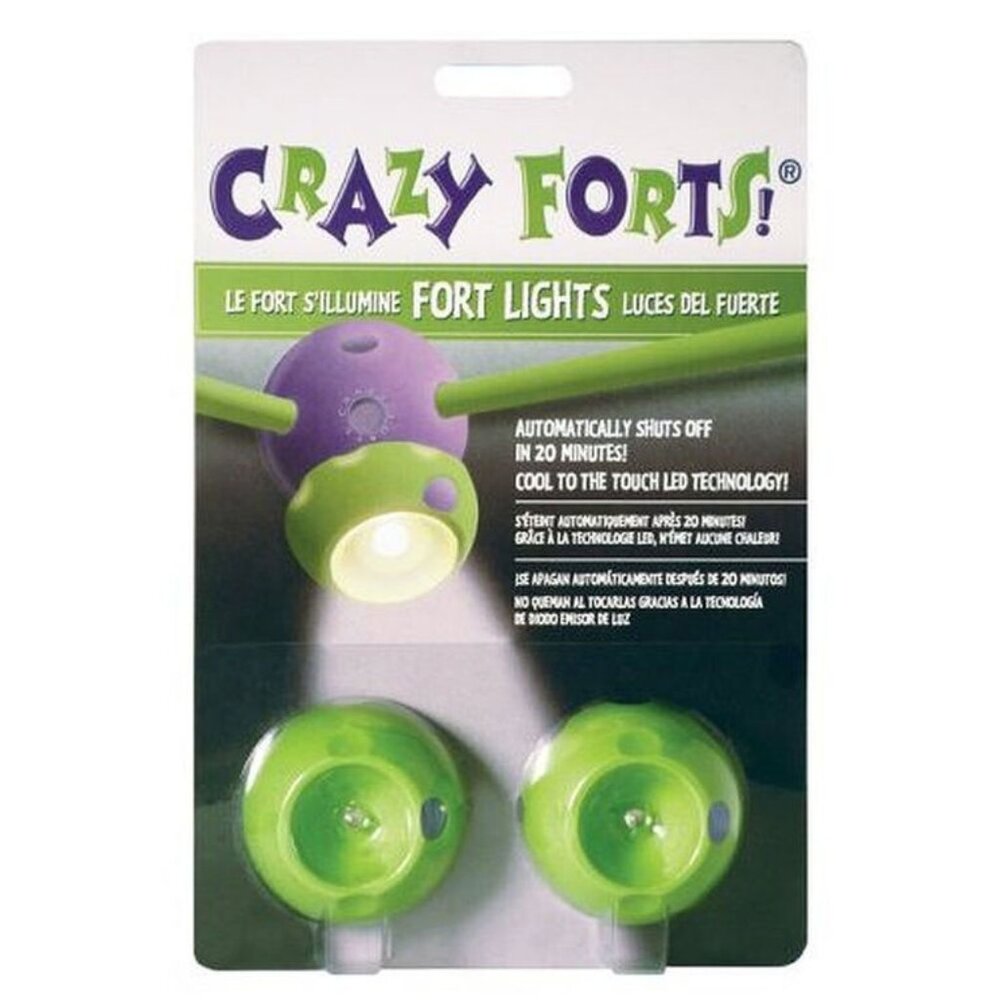 Crazy Forts -Fort  Lights - 2 pc/ Pkg New Sealed